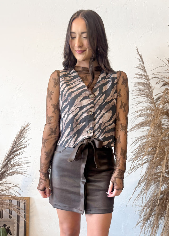ILLA ILLA Living In The Wild Top | Charcoal