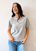 Effortless Baby Tee | Heather Grey
