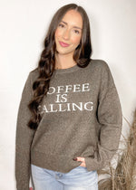 Coffee Is Calling Crew Neck Sweater | Coco