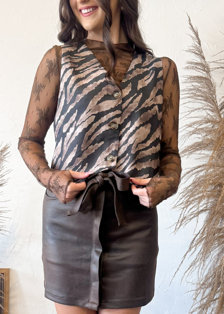 ILLA ILLA Living In The Wild Top | Charcoal