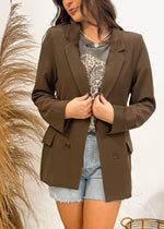 Upper East Sider Blazer | Brown