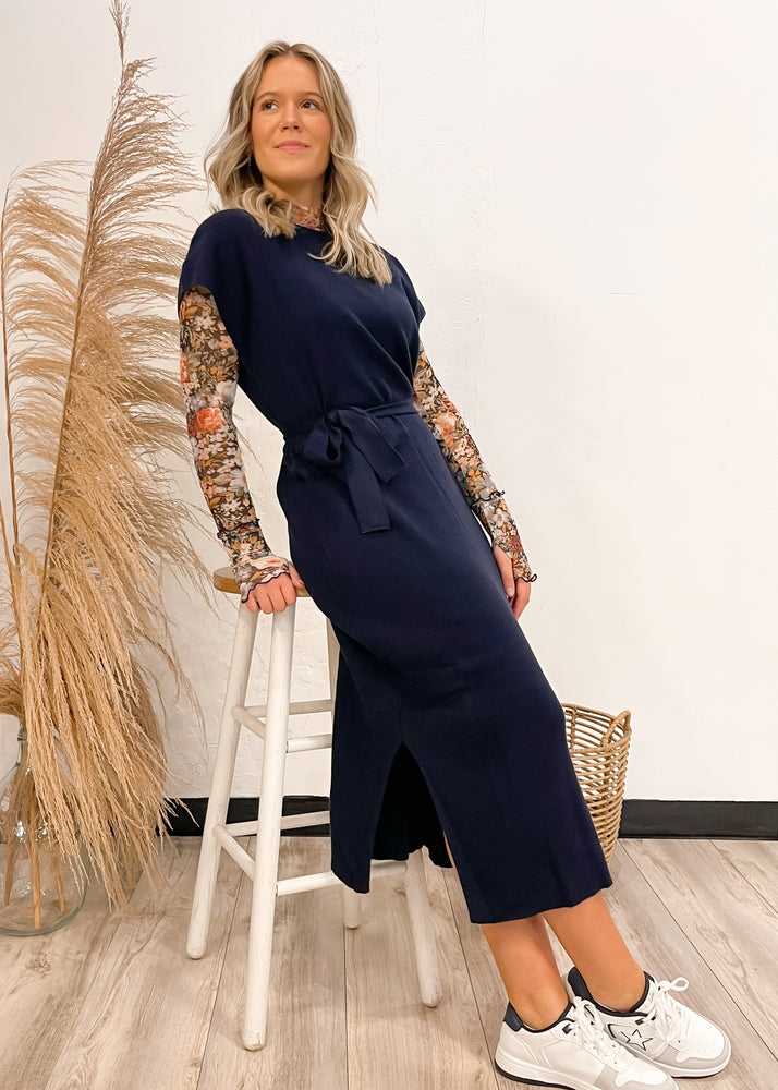 FRNCH Norane Maxi Dress | Bleu Marine