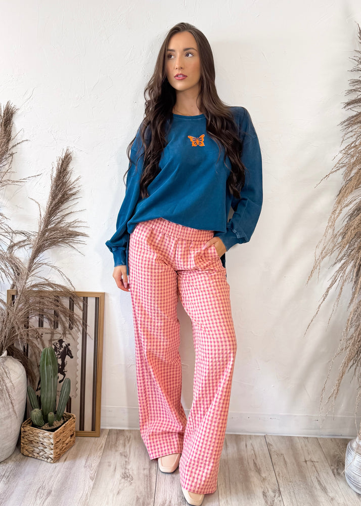 It's A Good Life - Mineral Wash Pullover (Deep Ocean)