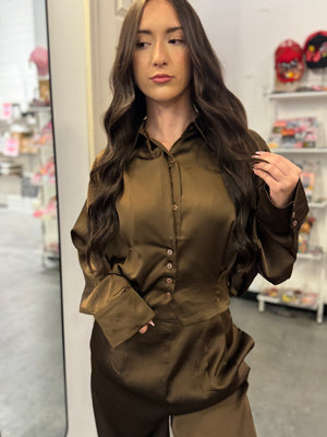 Lucca Brown Top