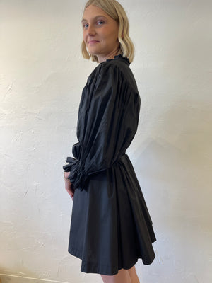 Sincerely Ours Let’s Dance Poplin Mini Dress | Black