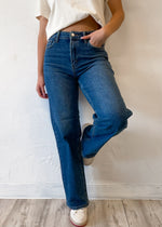 JBD Halle High Rise Straight Jean | Dark