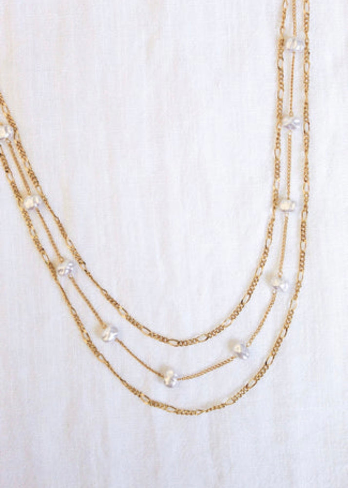 
            
                Load image into Gallery viewer, Kinsey Design Lundy Pearl Necklace
            
        