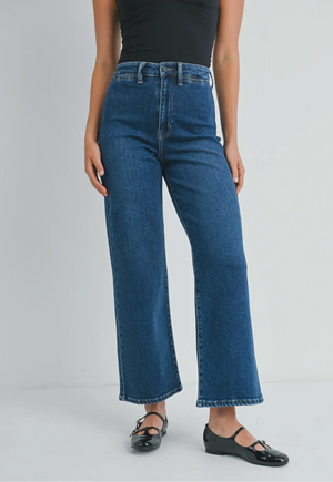 JBD Welt Pocket Wide Leg Jean | Dark