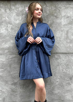 Aureum Utility Mini Dress | Navy