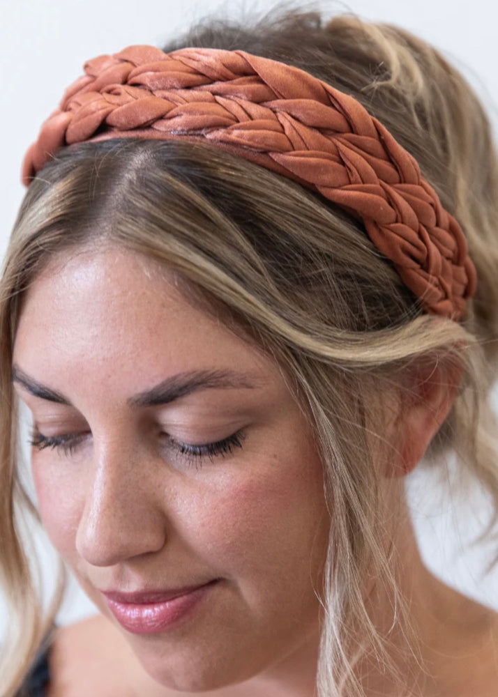
            
                Load image into Gallery viewer, Blushing Braid Headband | Spice
            
        