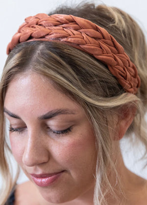 Blushing Braid Headband | Spice