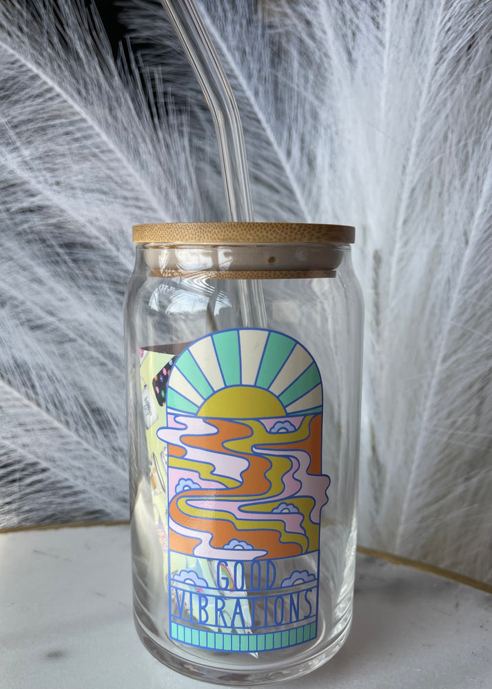 
            
                Load image into Gallery viewer, Beer Can Glass | Good Vibrations
            
        