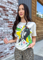 Daydreamer Janis Joplin Scrapbook Art Boyfriend Tee