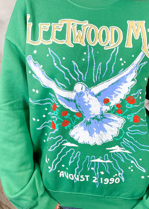 Daydreamer Fleetwood Mac 1990 Dove BF Sweatshirt | Amazon grean