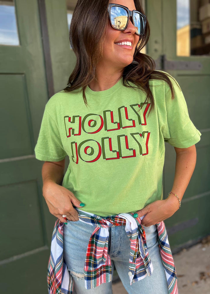
            
                Load image into Gallery viewer, Holly Jolly Tee | Green
            
        