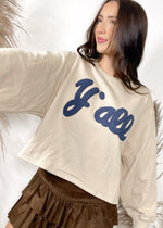 The Y’all Flocked Sweatshirt | Taupe
