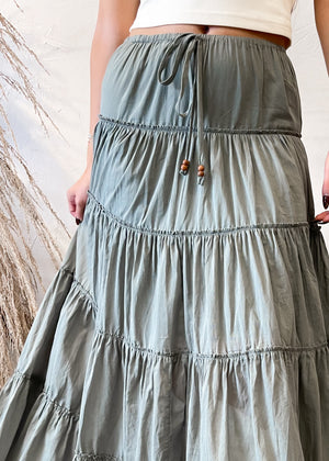 Wanderer Boho Maxi Skirt | Dill
