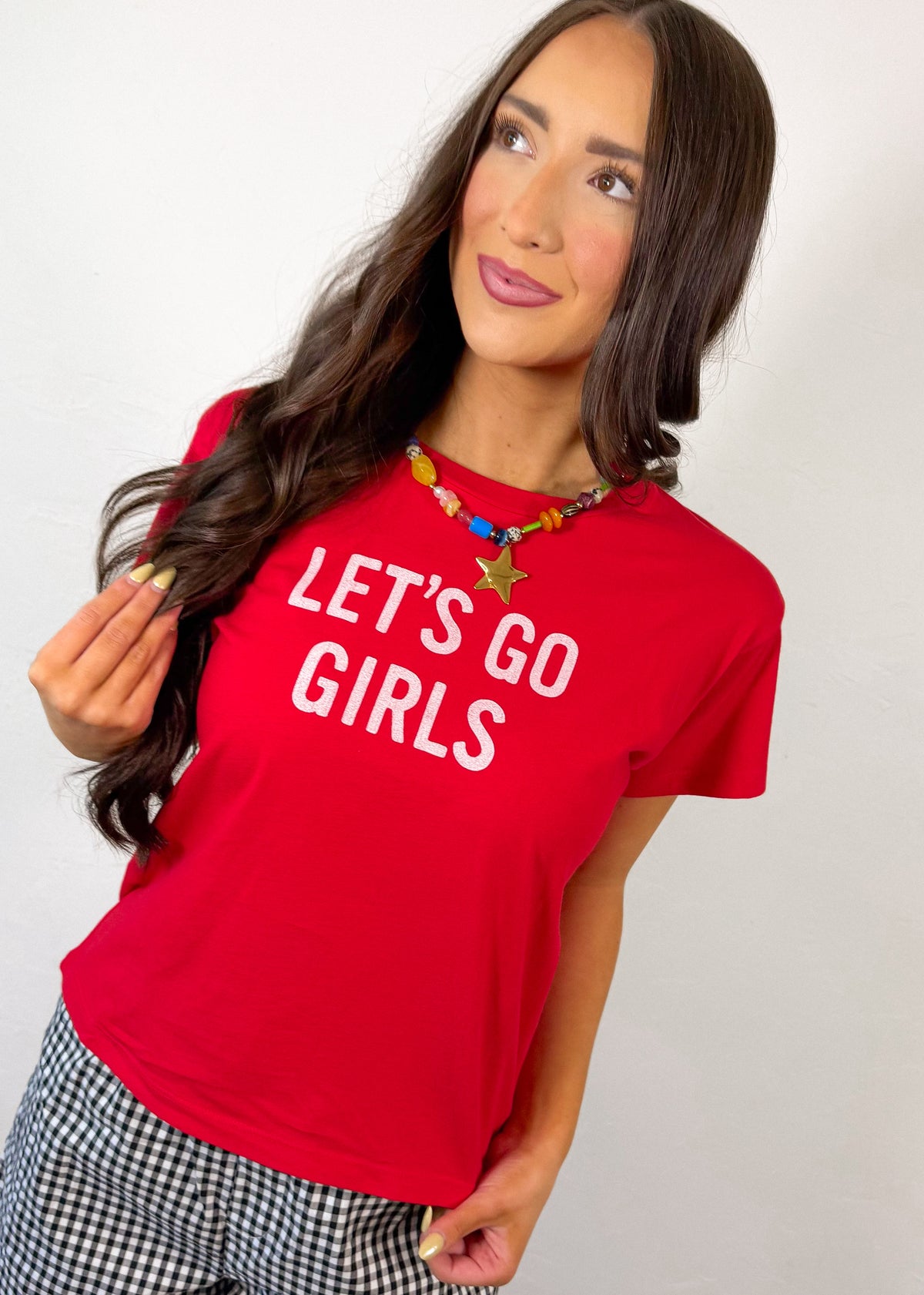 Daydreamer Shania Tee | Red – shopbellabird