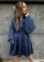 Aureum Utility Mini Dress | Navy