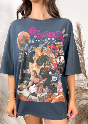 Daydreamer Green Day Insomniac Onesize Tee | Vintage Black
