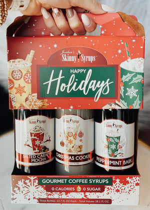 
            
                Load image into Gallery viewer, Skinny Mixes Happy Holidays Syrup Trio Set
            
        