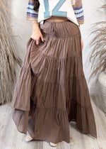 Wanderer Boho Maxi Skirt | Mocha