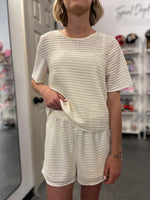 Meet Me In Santorini Vanila Honeycomb Set | Cream
