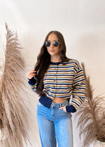 Frnch Harper Cardigan | Bleu Marine