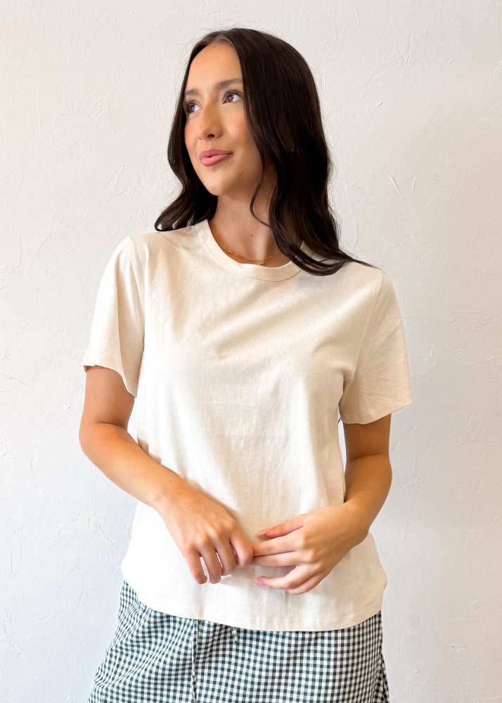 Effortless Baby Tee | Vanilla