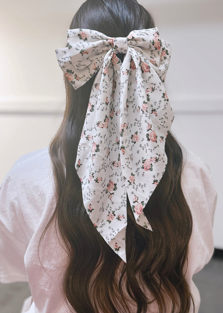 The Meadow Floral Large Bow | Multi