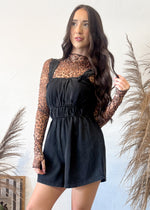 The Vixen Romper | Black