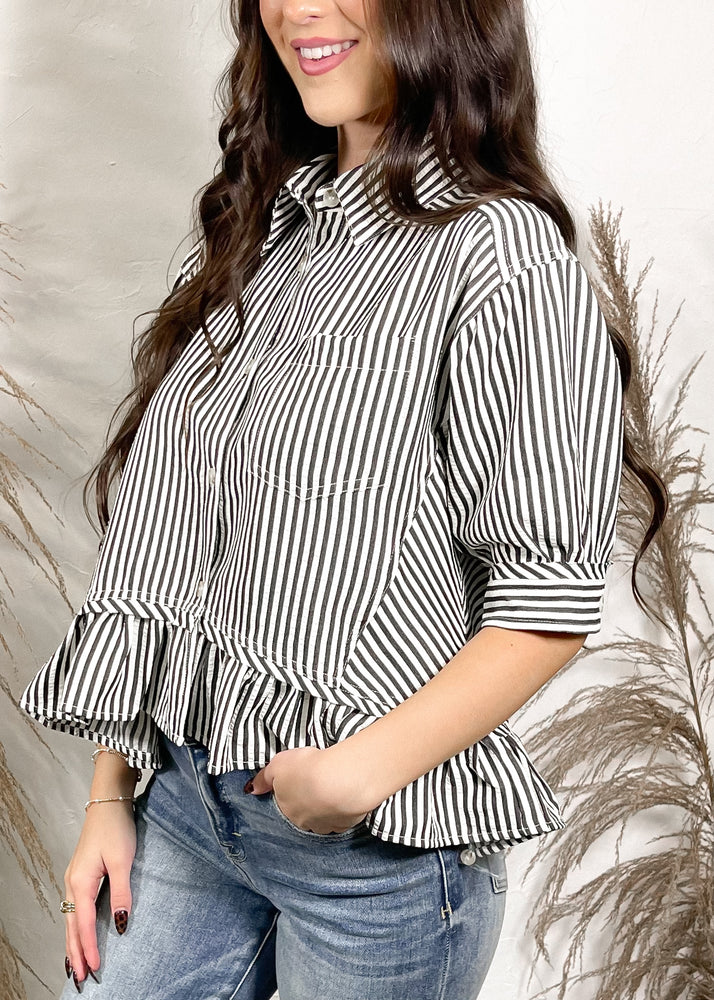 Acorn Lane Stripe Button Down