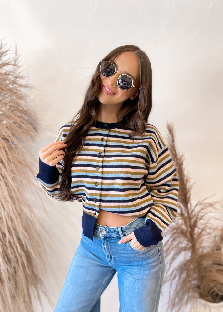Frnch Harper Cardigan | Bleu Marine