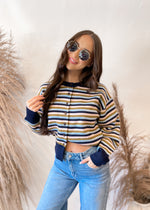 Frnch Harper Cardigan | Bleu Marine