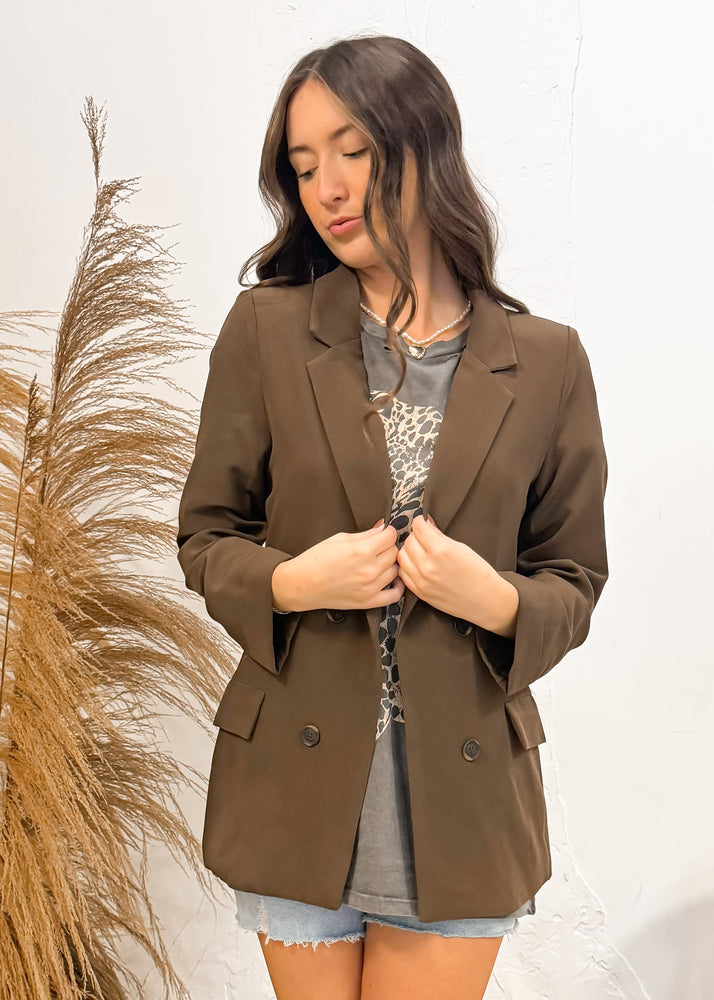 Upper East Sider Blazer | Brown