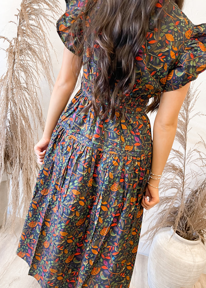 Sincerely Ours Boho Harvest Dress | Winter Garden