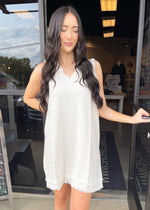 Beach Bum Mini Dress | Natural