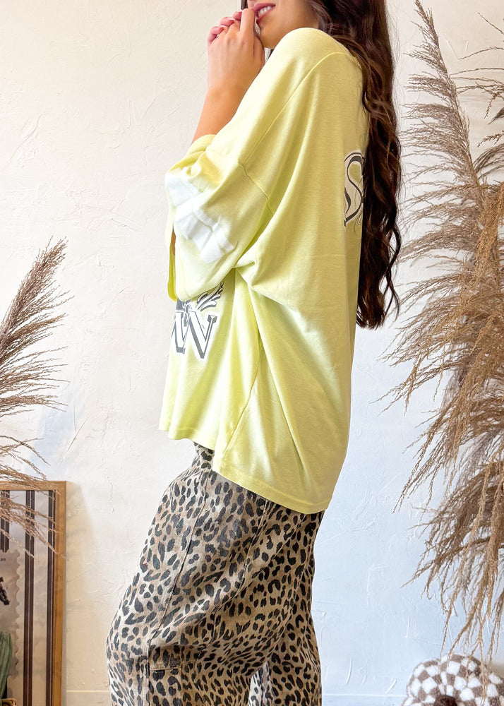 Recycled Karma Shania Twain Tee | Yellow