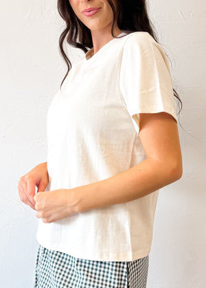 Effortless Baby Tee | Vanilla