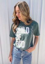 Child Of God Tee | Moss