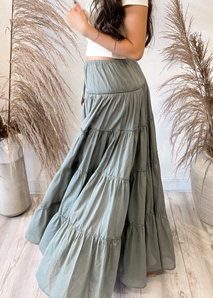 Wanderer Boho Maxi Skirt | Dill