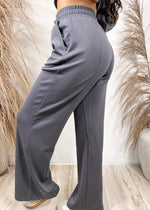 Vintage Havana Luxe Cloud Wide Leg Pant | Graphite