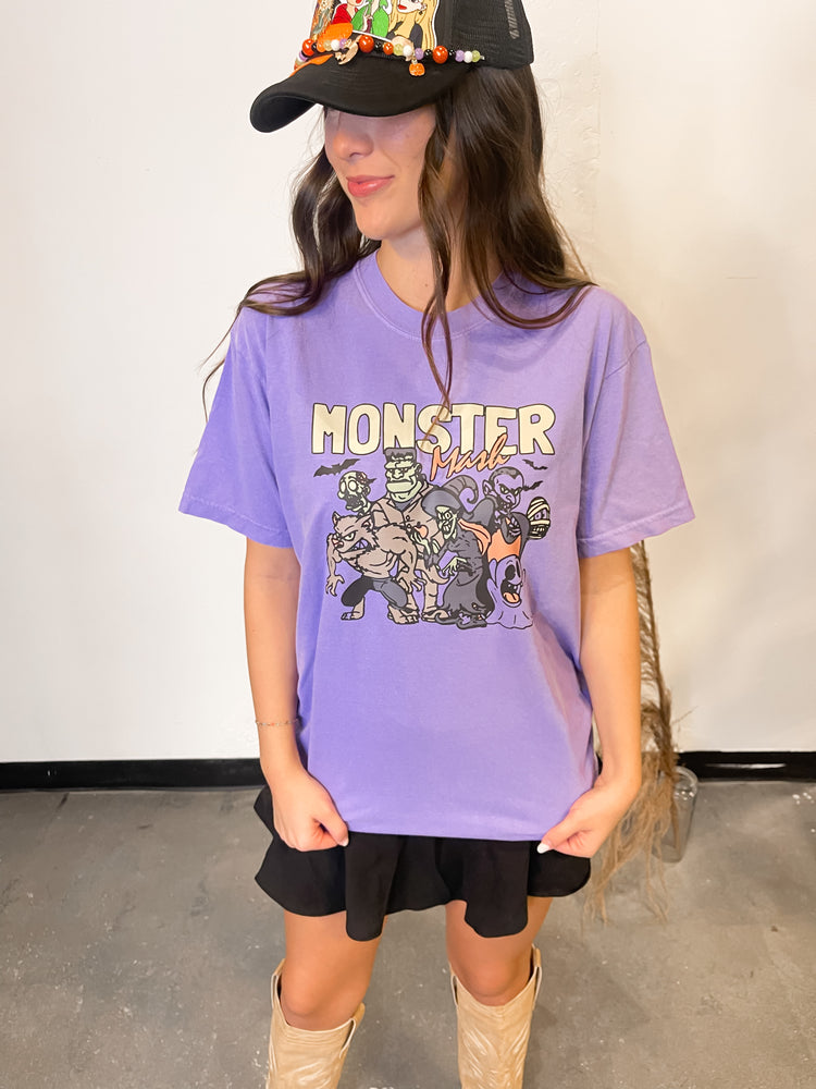 Monster Mash Graphic Tee | Purple