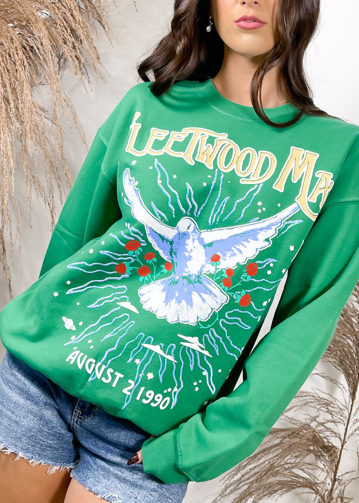 Daydreamer Fleetwood Mac 1990 Dove BF Sweatshirt | Amazon grean