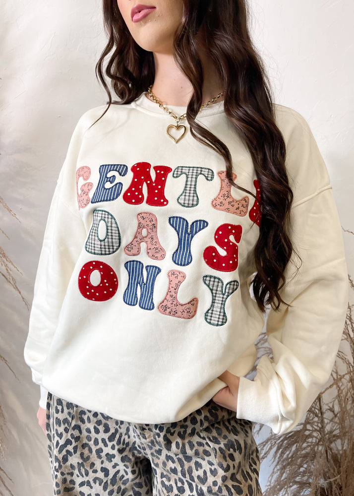 Gentle Days Only Long Sleeve Crew Neck | Cream