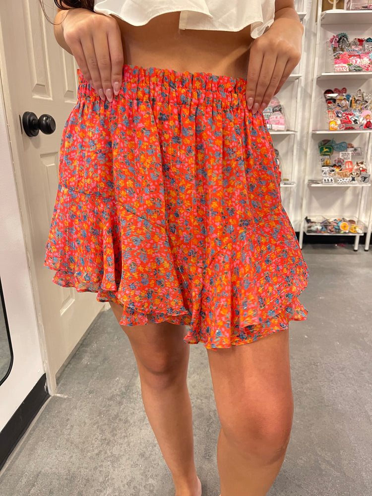 Reset by Jane Silky Amore Skirt | Hot Pink