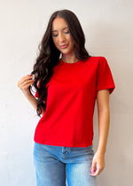 Effortless Baby Tee | Red