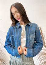 HIDDEN CROP SHIRT | MEDIUM DARK