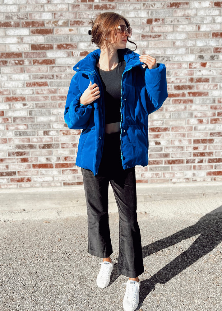 
            
                Load image into Gallery viewer, FRNCH Lior Puff Jacket | Bleu
            
        
