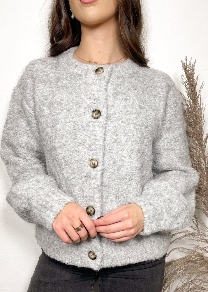 Frnch Selkirk Cardigan | Grey